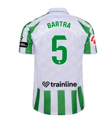 Real Betis Marc Bartra #5 Primera Equipación 2024-25 Manga Corta